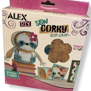 Alex DIY Sew Corky Plush Sloth kit sewable cork 8+